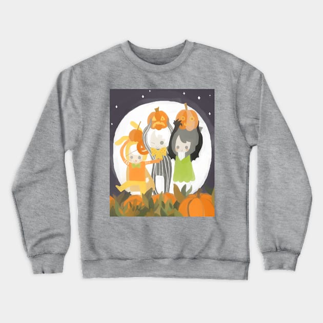 Halloween Crewneck Sweatshirt by kurilord